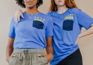 KANSAS CITY BASEBALL SZN CROWN POCKET TEE