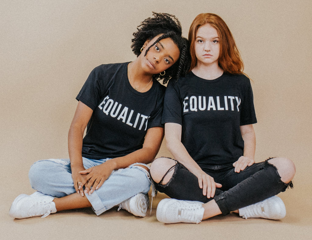 Short Sleeve Black Equality T-Shirt