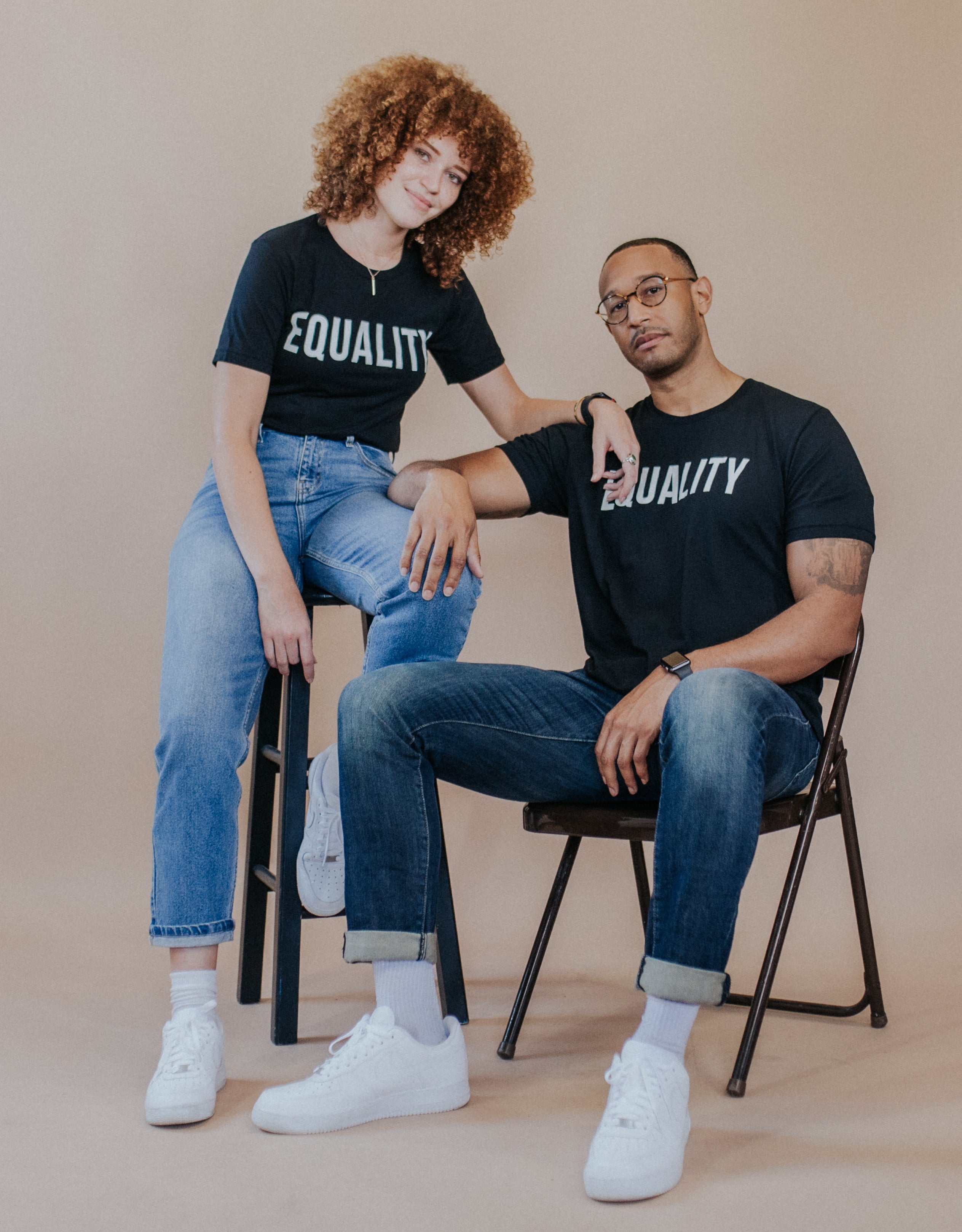 Short Sleeve Black Equality T-Shirt